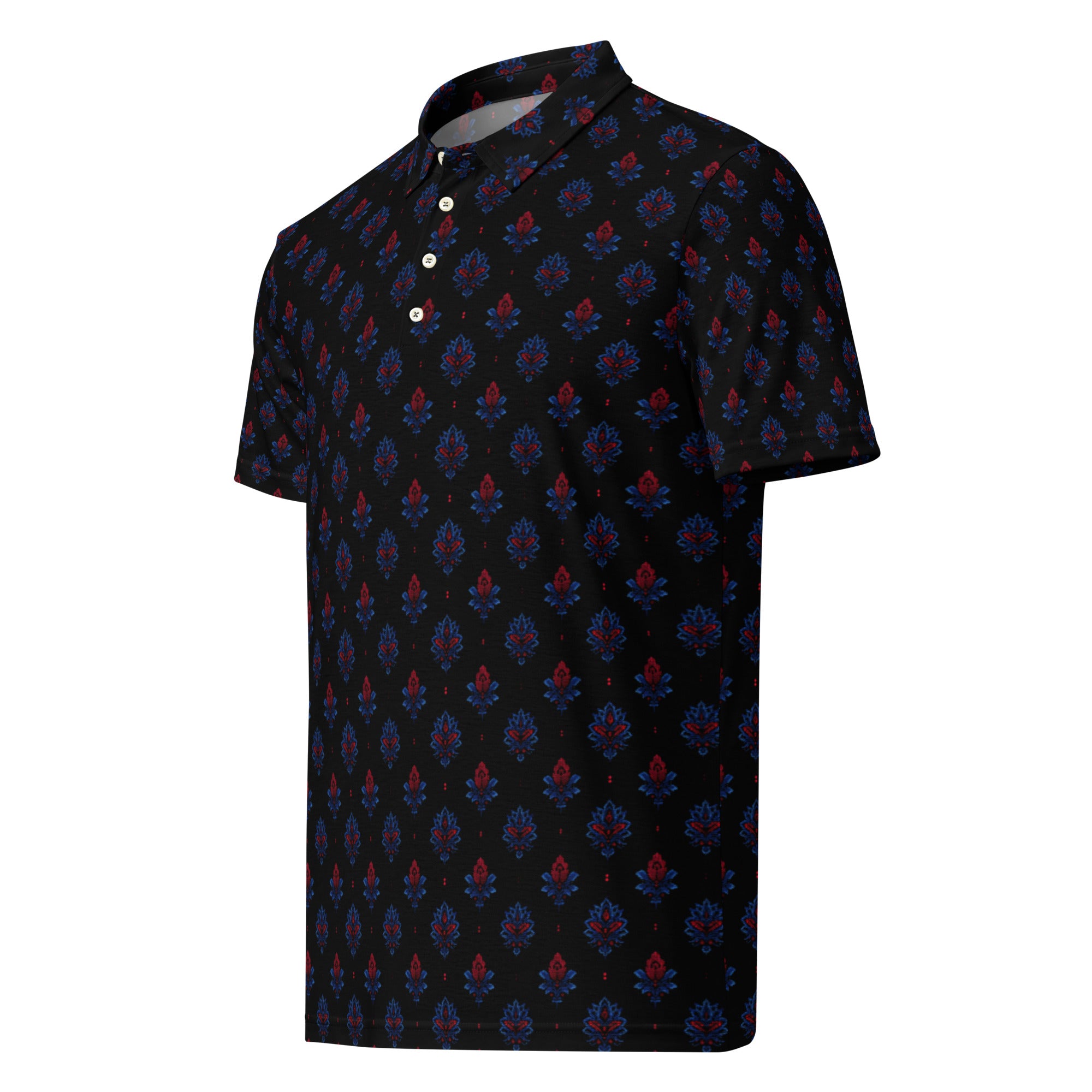 Pixel Paisley Men’s slim fit polo