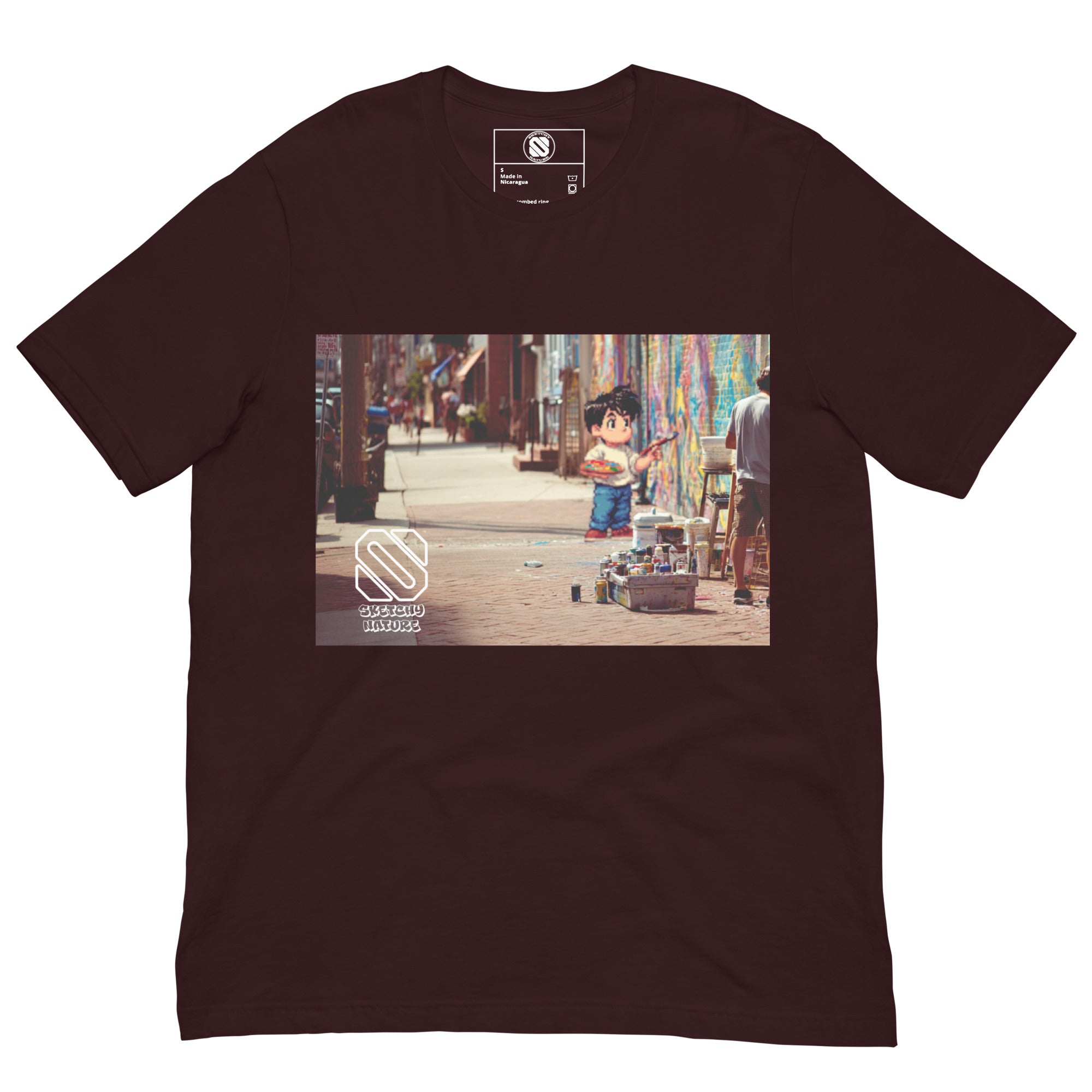 Pixel Life Mural Tee